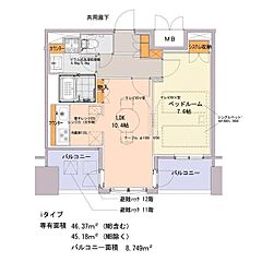 物件の間取り