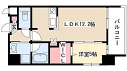 ソレアードテラス葵 1LDKの間取図画像