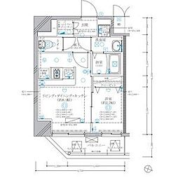 名古屋市中区千代田4丁目マンション 1LDKの間取図画像