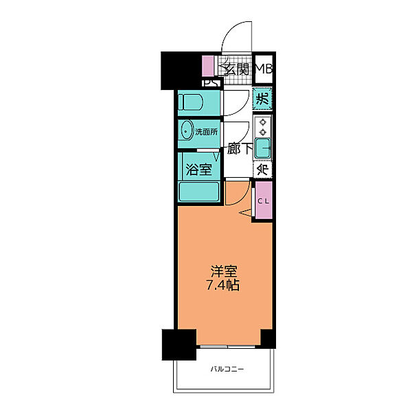 プレサンス今池駅前フェルディノ 1104｜愛知県名古屋市千種区今池５丁目(賃貸マンション1K・11階・24.51㎡)の写真 その2