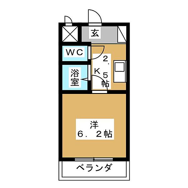 いのうビル ｜愛知県名古屋市千種区今池４丁目(賃貸マンション1K・5階・19.44㎡)の写真 その2