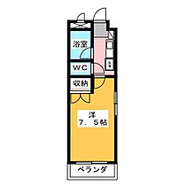 湯口マンション 207 ｜ 愛知県名古屋市千種区池下１丁目（賃貸マンション1K・2階・25.31㎡） その2