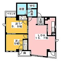 CasCade 201 ｜ 愛知県名古屋市千種区堀割町１丁目（賃貸マンション2LDK・2階・52.36㎡） その2