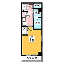 シティライフ池下西  ｜ 愛知県名古屋市千種区春岡１丁目（賃貸マンション1K・5階・24.76㎡） その2