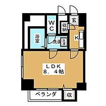 愛知県名古屋市千種区今池５丁目（賃貸マンション1K・3階・24.88㎡） その2