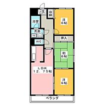 グローブハイツ丘上  ｜ 愛知県名古屋市千種区丘上町２丁目（賃貸マンション3LDK・3階・64.74㎡） その2