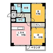 ベラヴィスタ神田 203 ｜ 愛知県名古屋市千種区神田町（賃貸マンション2LDK・2階・50.00㎡） その2