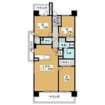 エスティメゾン萱場  ｜ 愛知県名古屋市千種区萱場２丁目（賃貸マンション3LDK・5階・81.60㎡） その2