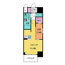 エスリード今池ルミナス 413 ｜ 愛知県名古屋市千種区今池５丁目25-24（賃貸マンション1LDK・4階・35.15㎡） その2