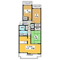 不二マンションＢ棟  ｜ 愛知県名古屋市千種区月ケ丘３丁目（賃貸マンション3LDK・3階・70.53㎡） その2