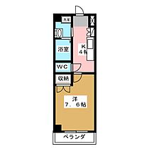 愛知県名古屋市千種区仲田２丁目（賃貸マンション1K・1階・24.96㎡） その2