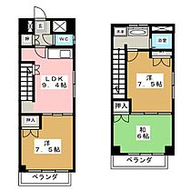 ＡＭＩＴＹヤスダ 403 ｜ 愛知県名古屋市千種区今池４丁目（賃貸マンション3LDK・4階・68.00㎡） その2