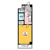 パルティール今池  ｜ 愛知県名古屋市千種区今池４丁目（賃貸マンション1K・2階・24.08㎡） その2