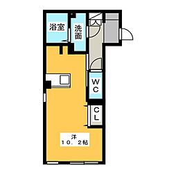 WELLCOURTKANDA ワンルームの間取図画像