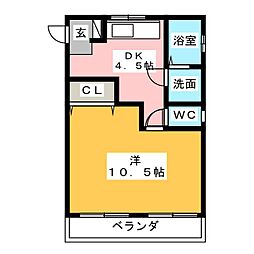 間取図画像 1DK