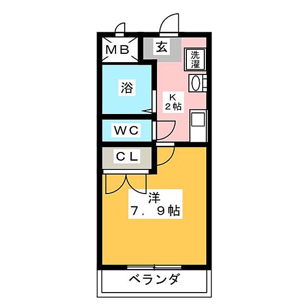 アネックス戸谷 ｜愛知県名古屋市中村区畑江通２丁目(賃貸マンション1K・2階・25.00㎡)の写真 その2