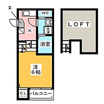 ハーモニーテラス長筬町II  ｜ 愛知県名古屋市中村区長筬町７丁目（賃貸アパート1R・2階・20.19㎡） その2