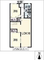 パークウィル  ｜ 愛知県名古屋市中村区橋下町（賃貸アパート2LDK・2階・59.95㎡） その2