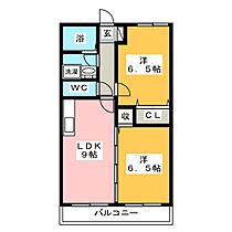 ハイツ高道II  ｜ 愛知県名古屋市中村区高道町６丁目（賃貸アパート2LDK・2階・49.68㎡） その2