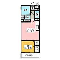 グレイスアイランド  ｜ 愛知県名古屋市中村区鈍池町２丁目（賃貸アパート1LDK・1階・33.61㎡） その2