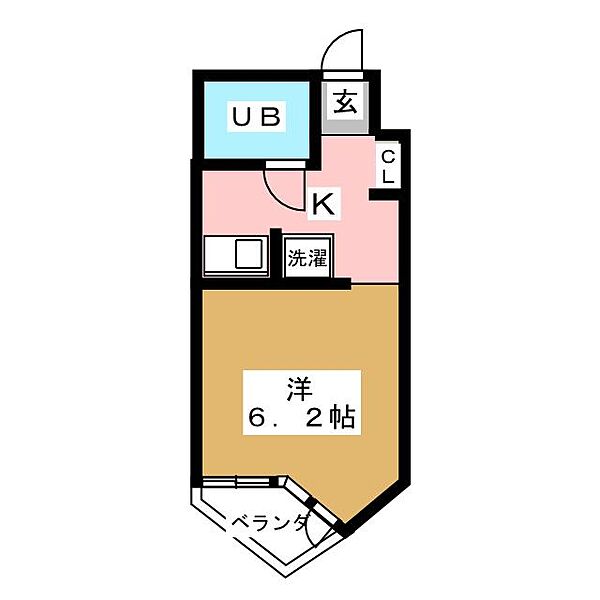 ＣＡＳＡ浄心 ｜愛知県名古屋市西区上名古屋３丁目(賃貸マンション1R・4階・17.44㎡)の写真 その2