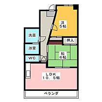 ティーグル名西  ｜ 愛知県名古屋市西区南堀越２丁目（賃貸マンション2LDK・5階・48.68㎡） その2