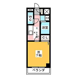 間取図画像 1K