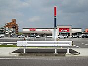 スーパー「バローまで390m」