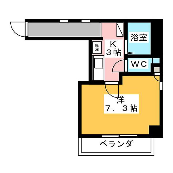 じゅねす　ほわいと ｜愛知県名古屋市西区大金町１丁目(賃貸マンション1K・4階・24.80㎡)の写真 その2