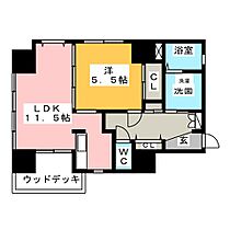 ＡＱＵＡ　ＳＴＡＧＥ　1  ｜ 愛知県名古屋市西区上名古屋３丁目（賃貸マンション1LDK・2階・45.00㎡） その2