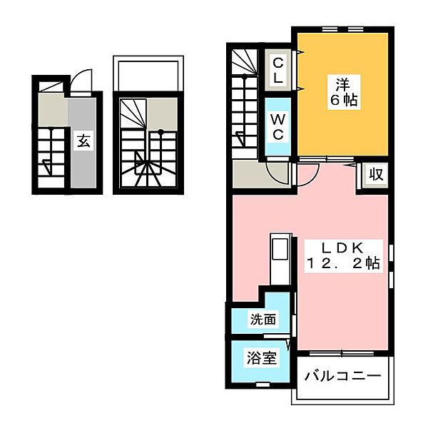 プレミアージュ城西 ｜愛知県名古屋市西区城西２丁目(賃貸アパート1LDK・3階・53.36㎡)の写真 その2