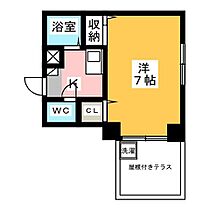 エントリーミツワ  ｜ 愛知県名古屋市西区枇杷島５丁目（賃貸マンション1K・1階・18.56㎡） その2