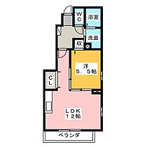 グランドカーサ枇杷島  ｜ 愛知県名古屋市西区枇杷島４丁目（賃貸アパート1LDK・1階・43.10㎡） その2