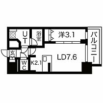 メイクスWアート浅間町 1504 ｜ 愛知県名古屋市西区押切２丁目1-29（賃貸マンション1LDK・15階・33.43㎡） その2