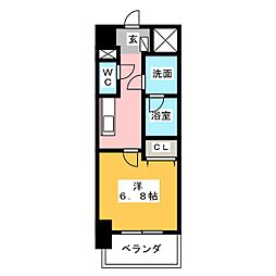間取図画像 1K