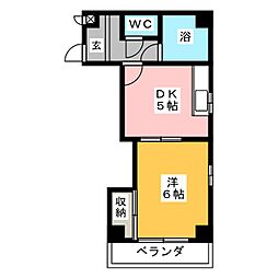 間取図画像 1DK