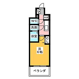 間取図画像 1K