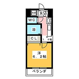 間取図画像 1K