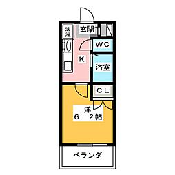 間取図画像 1K
