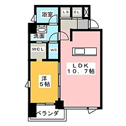 レジデンスT・L庄内通 1LDKの間取図画像