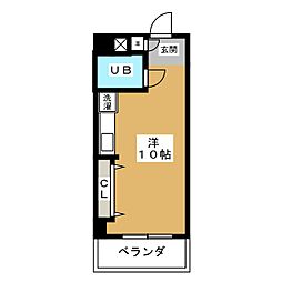 ハウス31 ワンルームの間取図画像