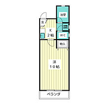 クリーンヒルズ  ｜ 愛知県名古屋市名東区よもぎ台２丁目（賃貸マンション1K・3階・26.10㎡） その2