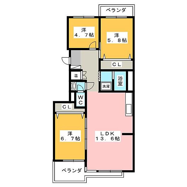 ＯＳ・ＳＫＹマンション本郷 ｜愛知県名古屋市名東区藤森２丁目(賃貸マンション3LDK・4階・68.62㎡)の写真 その2