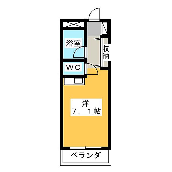 ナビシティ上社 ｜愛知県名古屋市名東区社台３丁目(賃貸マンション1R・4階・22.85㎡)の写真 その2