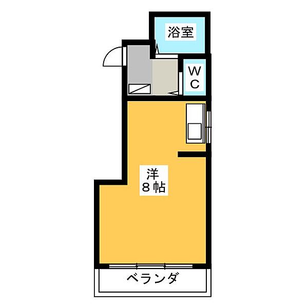 ハイツ牧の原 ｜愛知県名古屋市名東区牧の原１丁目(賃貸マンション1K・3階・25.50㎡)の写真 その2