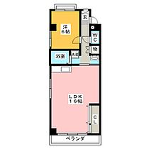 シャロン一社  ｜ 愛知県名古屋市名東区一社１丁目（賃貸マンション1LDK・5階・56.71㎡） その2