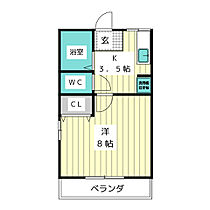 アネックス平和が丘II  ｜ 愛知県名古屋市名東区平和が丘４丁目（賃貸アパート1K・1階・24.96㎡） その2