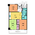 ライオンズマンション虹ケ丘A棟4階6.9万円