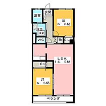 メゾン親名  ｜ 愛知県名古屋市名東区亀の井２丁目（賃貸マンション2LDK・3階・68.00㎡） その2