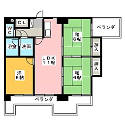 間取図画像 3LDK